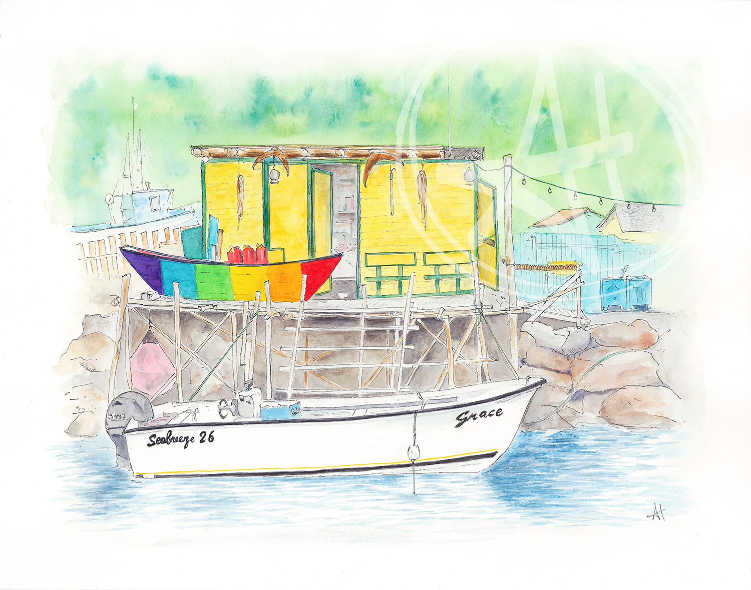 Petty-Harbour-Pride-Art-Print-Newfoundland-Art